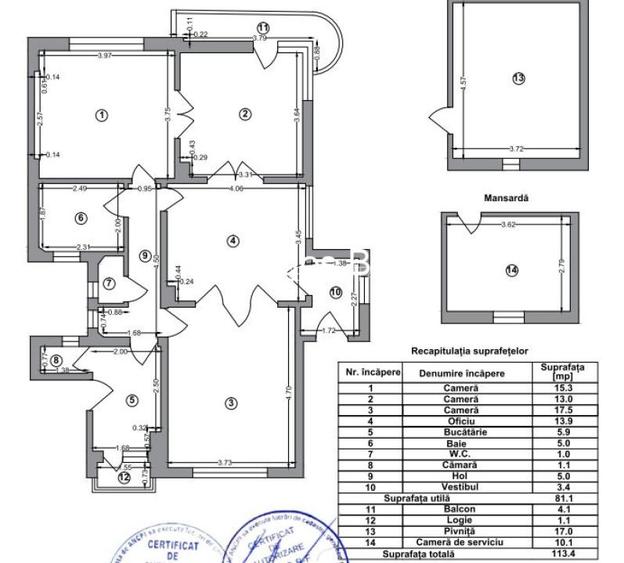 Alba Iulia // Etaj in vila // curte - 13