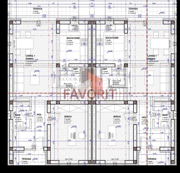 Teren cu proiect pentru duplex in Timisoara . Zona rezidentiala - 4