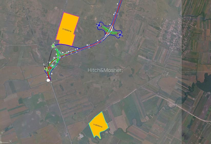 De vanzare teren logistica/industrial, coborare bretea A1 - Sanandrei, Timis - 3