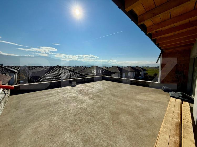 Casa tip duplex de lux P+2, priveliste superba spre munti, 10 camere - Ghimbav - 3