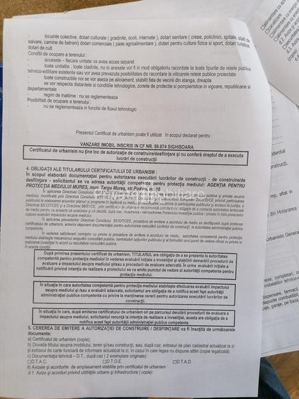 Teren de vanzare intravilan, 10 000 Mp , Sighisoara - 9