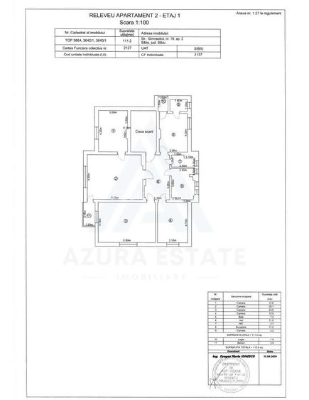 Apartament 4 camere 111 mp utili garaj si teren 458 mp zona Centrala - 13