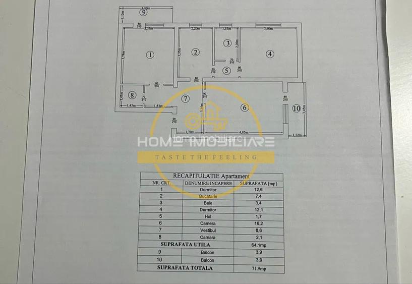 Apartament 3 camere 71mp in Tatarasi - 6