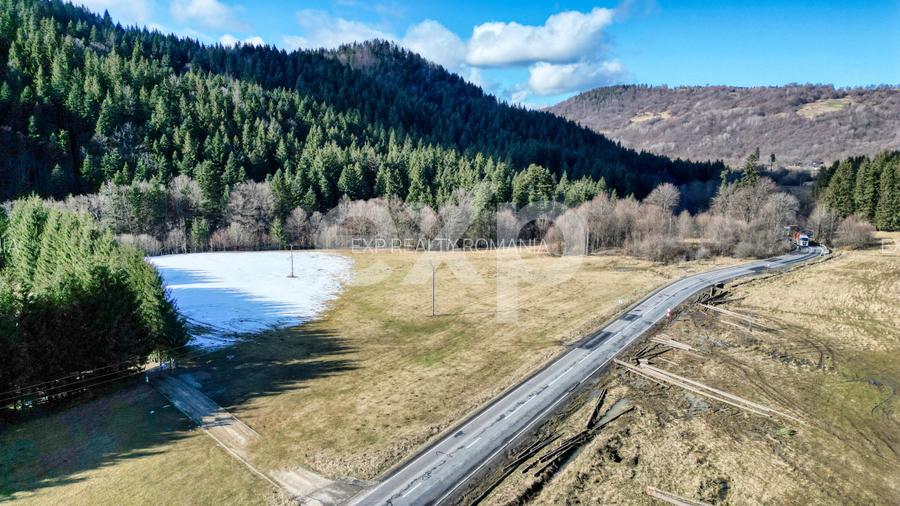 Teren extravilan 19.200 mp – DN1A Săcele, Brădet | Front stradal 130 ml - 10