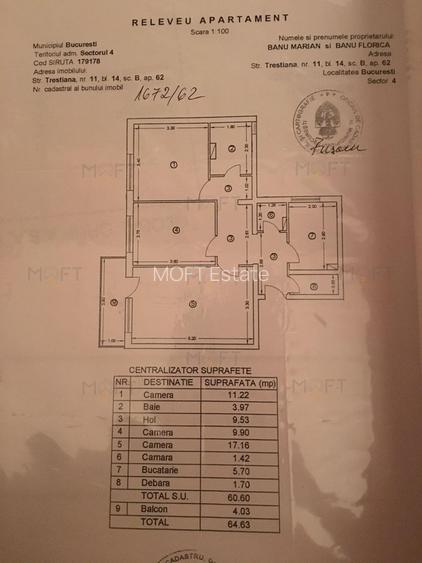 Tineretului langa parc si metrou, apartament 3 camere cu loc de parcare - 10