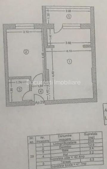 Apartament 2 Camere,Popesti-Leordeni,bl.2010,et.2/5,Amenajat,centrala,Liber - 8