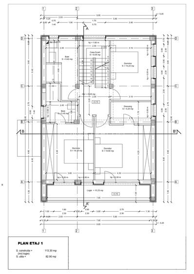 VILA INDIVIDUALA 2026 6CAM  P+1+M  283 MP MOGOSOAIA STR ARMENEASCA PROPRIETAR - 2