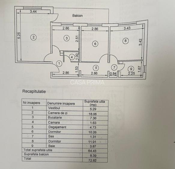 Apartament 3 camere DECOMANDAT ! Nicolina-Belvedere! locatie SUPER! - 3