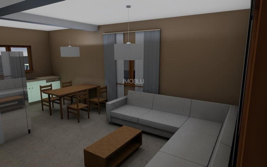 1/2 Duplex, P+1, 3 camere, 74mp SU, 265mp ST, Cartierul Primaverii! - 8