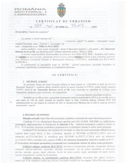 Herastrau - Aviatiei - str. Smaranda Braiescu, teren 1155 mp - 3