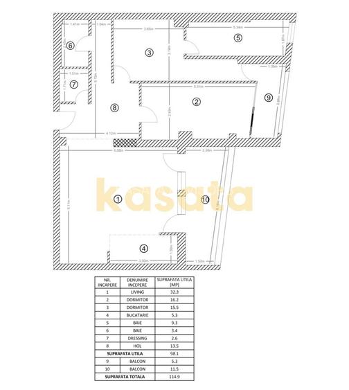 Apartament 3 camere | Herastrau | Ready to move | LUX | BOXA - 1