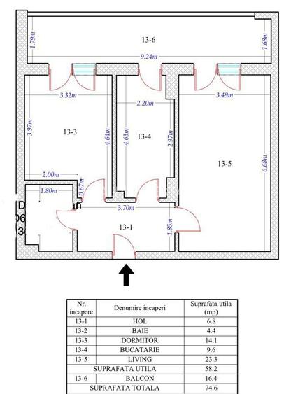 De vanzare 2 camere, parter, terasa 18 mp, parcare subterana - Pallady - 5
