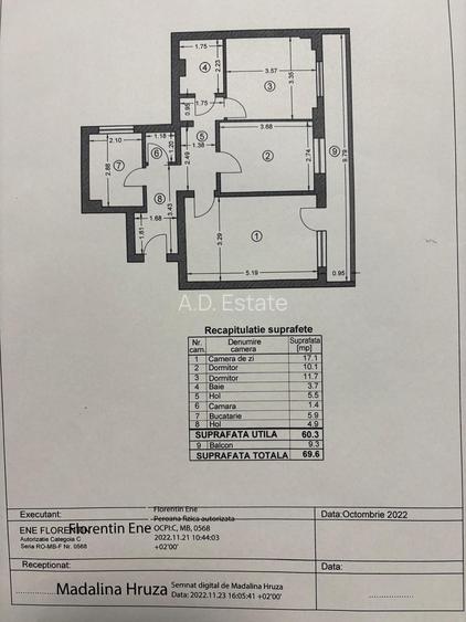 3 Camere Sos Pantelimon An constructie 1974 Bloc reabilitat 3/10 - 12