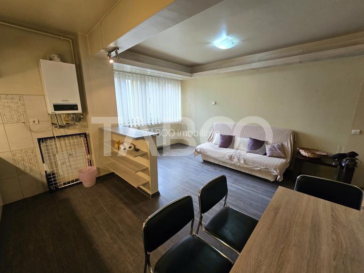 Apartament 2 camere etaj 3 mobilat utilat parcare lift Terezian Sibiu - 3
