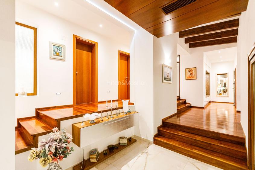 Arhitectura Distinsa: Casa Moderna Plan Parter si Piscina Privata - 8