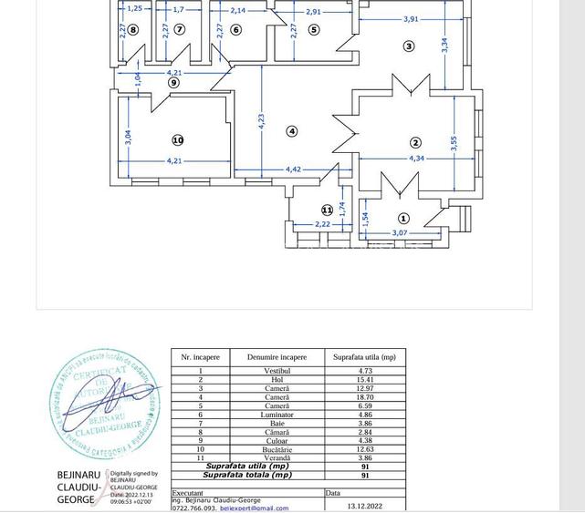 3 camere AVIATIEI ||  LOC DE PARCARE INCLUS || ATLAS RESIDENCE - 1