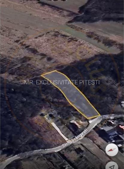Teren 2552 mp, panorama superba Mosoaia Hintesti -Strada  Basangesti - 5