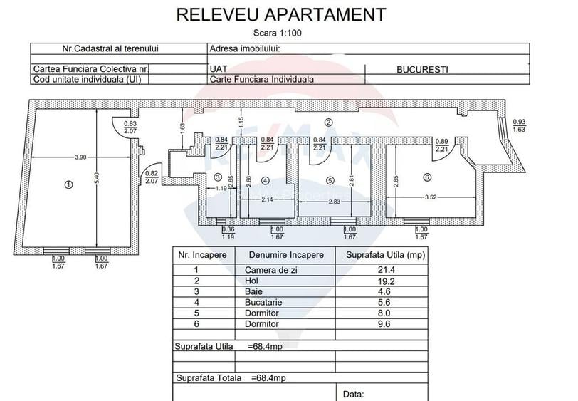 Apartament cu 3 camere de vânzare Cismigiu/ Gheorghe Lazar - 17