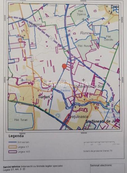 Teren intravilan cu potential! 11900 mp, DJ200, A0, A3, DJ 100, Tunari, IF - 10