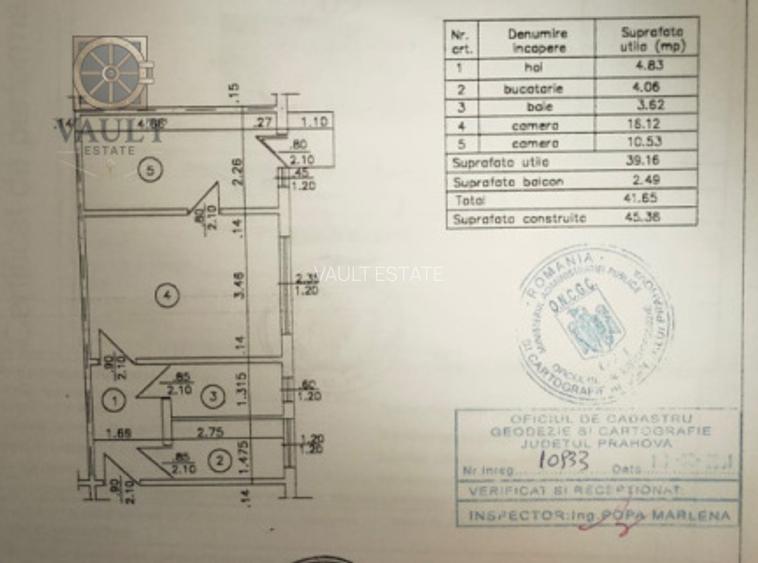 APARTAMENT 2 CAMERE  SEMIDECOMANDAT  RENOVAT COMPLET -ZONA VEST  PLOIESTI - 12