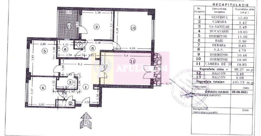 Vanzare apartament 4 camere Piata Unirii fantani, metrou - 5