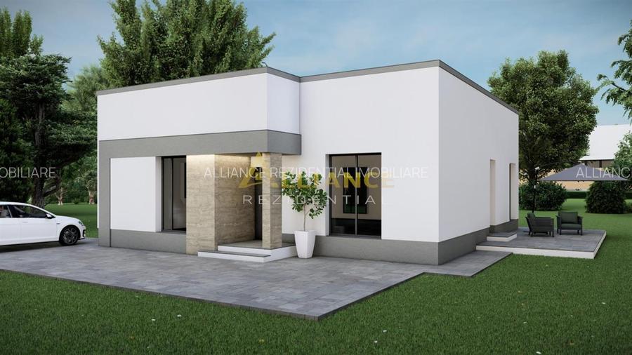 Casa Individuala - 4 camere - 2 bai - 500mp teren - 2