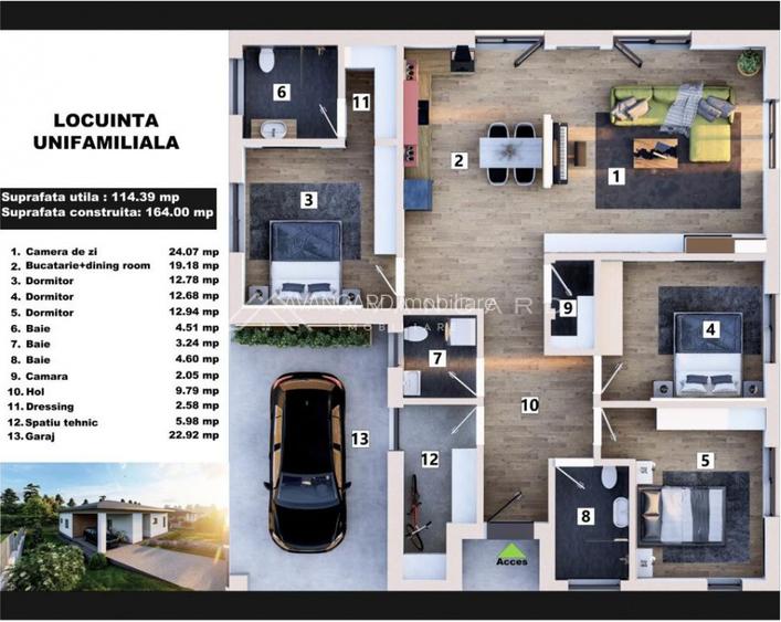 COMISION 0% | Teren 600 mp | PUZ si Autorizatie Casa Individuala | Corusu - 2