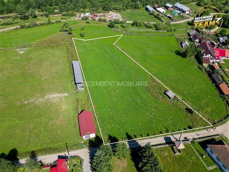 FILM! Context favorabil:Teren intravilan, 5.500mp, zona pitoreasca Comandau - 2