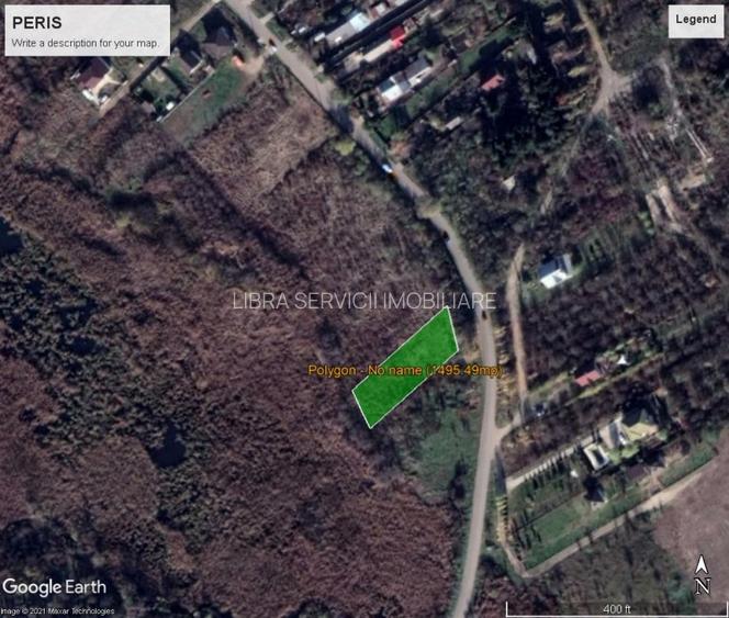 Periș, sat Brătulești, teren intravilan cu deschidere la lac - 2