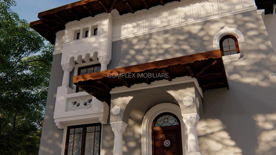 Lac Străulești | Casă în STIL NEOROMÂNESC | Proiect unic | S+P+E+M |Curte 549 mp - 5