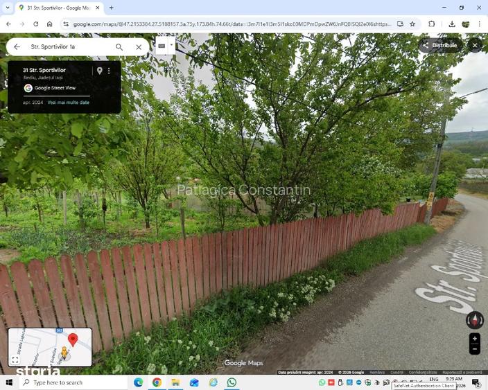 Teren 704 mp Breazu – asfalt + utilități – priveliște spre pădure – ideal casă - 3