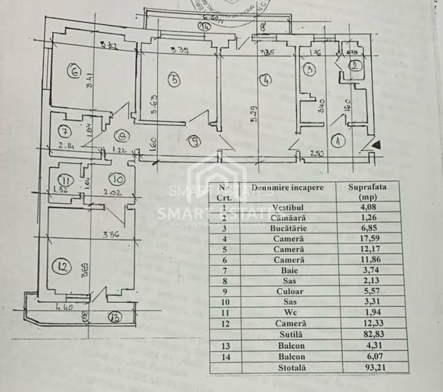 Metrou Costin Georgian - Apartament 4 Camere - Comision 0% - 11