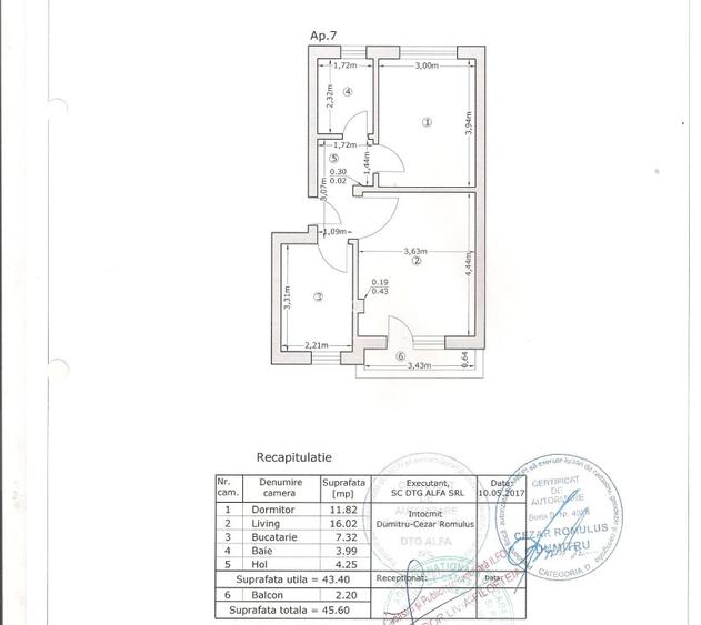 Apartament 2 camere mobilat si utilat  - 15