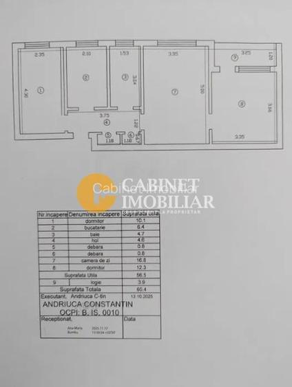 3 Camere - Etaj 1 - Renovat Complet - Cantemir - 8