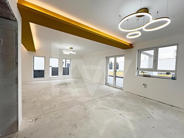 Casa individuala moderna P+E, 164 mp utili, teren 500 mp, Daia-10 min de Sibiu - 2