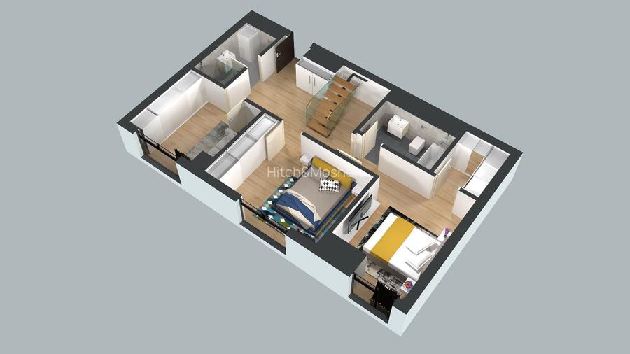 Penthouse cu 4 camere, finisaje premium - Complexul Studentesc - 13
