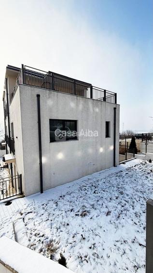 Popas Pacurari - duplex modern de inchiriat, Demisol+Parter+Etaj, terasa - 24