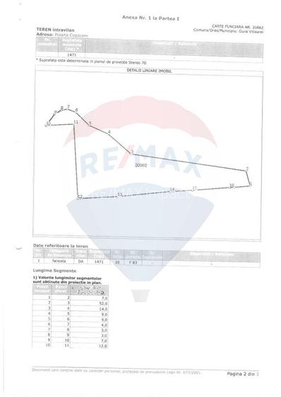 Teren Intravilan de vanzare 3551mp Poiana Copaceni Com Gura Vitioarei - 7