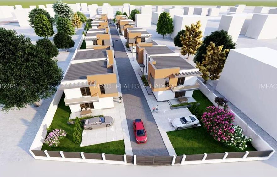 Teren 4822 mp | cu AUTORIZATIE DE CONSTRUIRE pentru 15 vile - 4