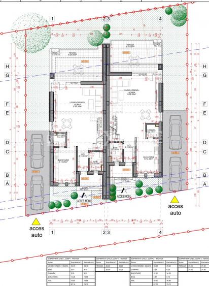Duplex de vanzare -4 camere, 184 mp utili, curte proprie, 2 Parcari - 4