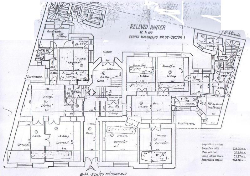 Cismigiu - Nuntiatura Apostolica, singur curte, langa parc - 3