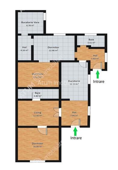 Casa individuala 4 camere si teren de 395 mp zona Trei Stejari Sibiu - 9