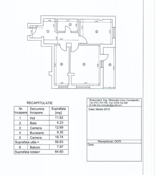 2 Camere-Bloc 2014 | Metrou 1 Decembrie | Pallady | Ozana | Trapezului - 4