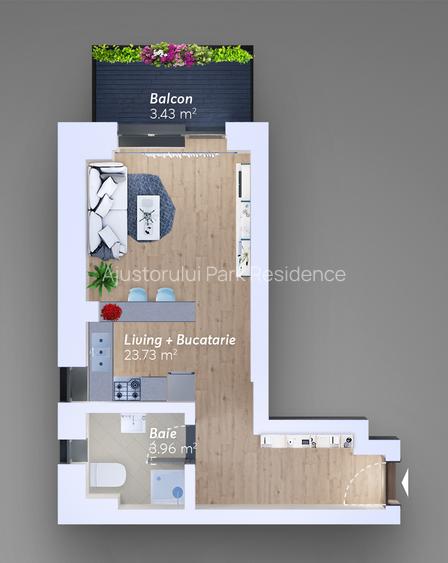 GARSONIERE TIP 15 – BLOC E - FAZA II - 2