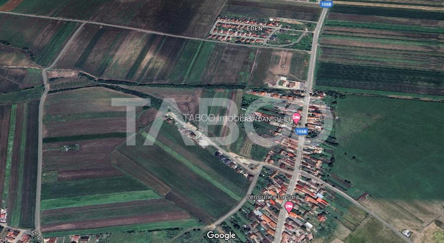 Teren de vanzare 10000 mp CF 107274 deschidere de 42 m in Sura Mica  - 2