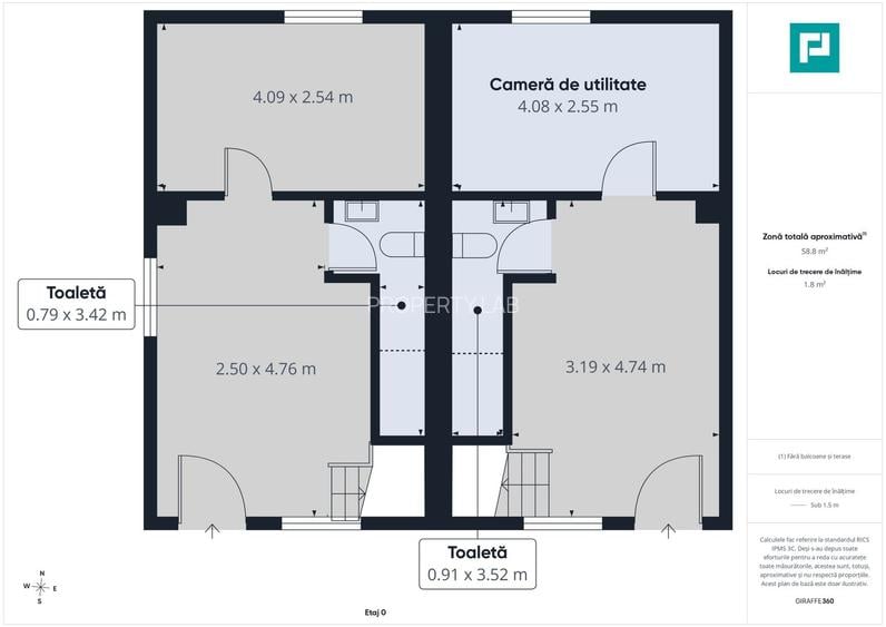 Două duplexuri cu 6 camere, 114mp, zona Confecții - 26