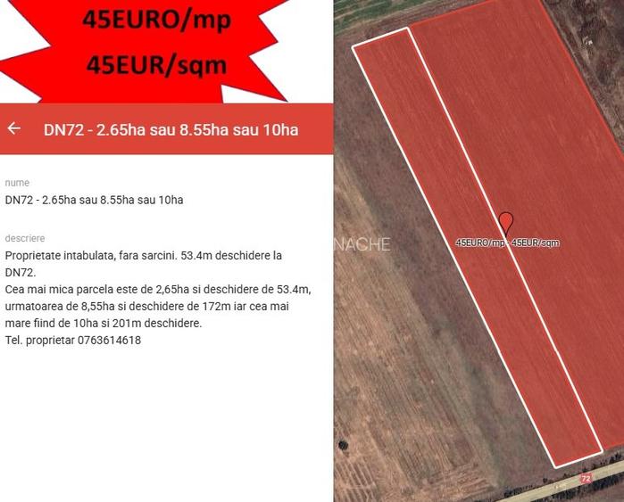 teren Parc industrial Ploiesti DN72 min. 2ha - 7