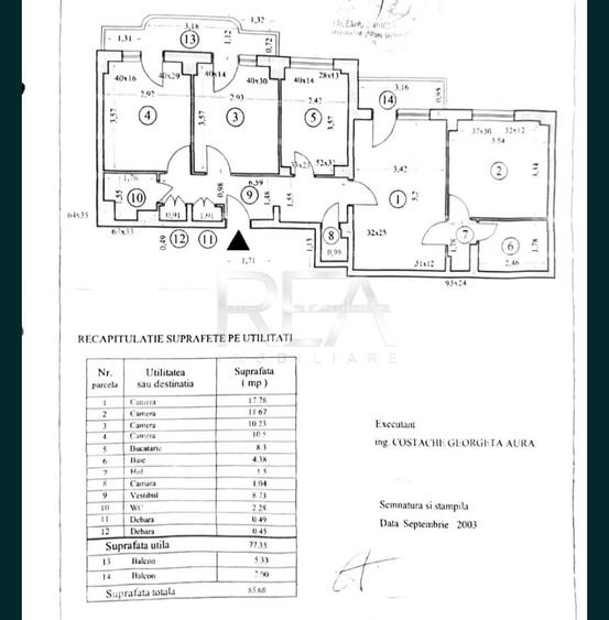 4 camere decomandat | 85 mp | Renovat complet | Etaj 3 | Mărgeanului - Bârcă - 8