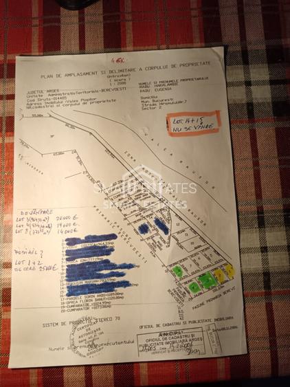 Berevoesti - Jud. Arges - Teren Intravilan 14.400 mp - Comision 0% - 2