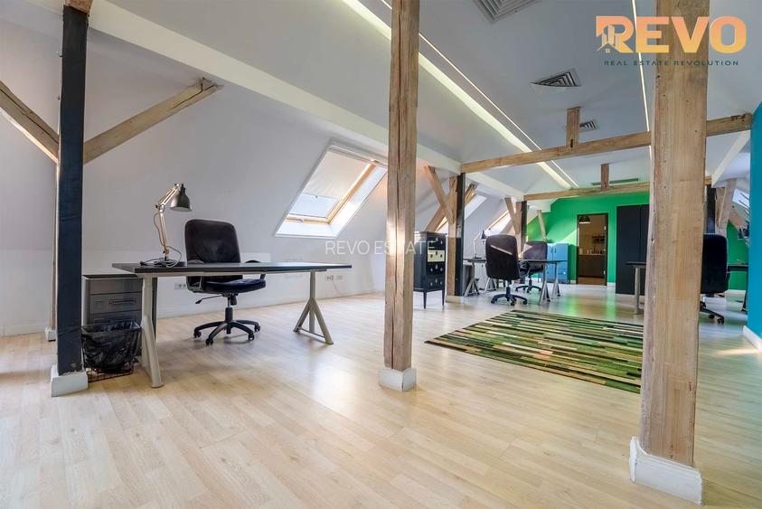 Vasile Lascăr – Eminescu | Spațiu birouri 160 mp | Mansardă | Comision 0% - 9